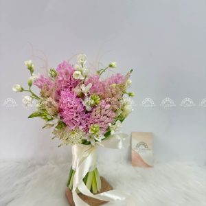 Hoa Cưới 8 Dạ Lan Hương Hồng mix astilbe A352