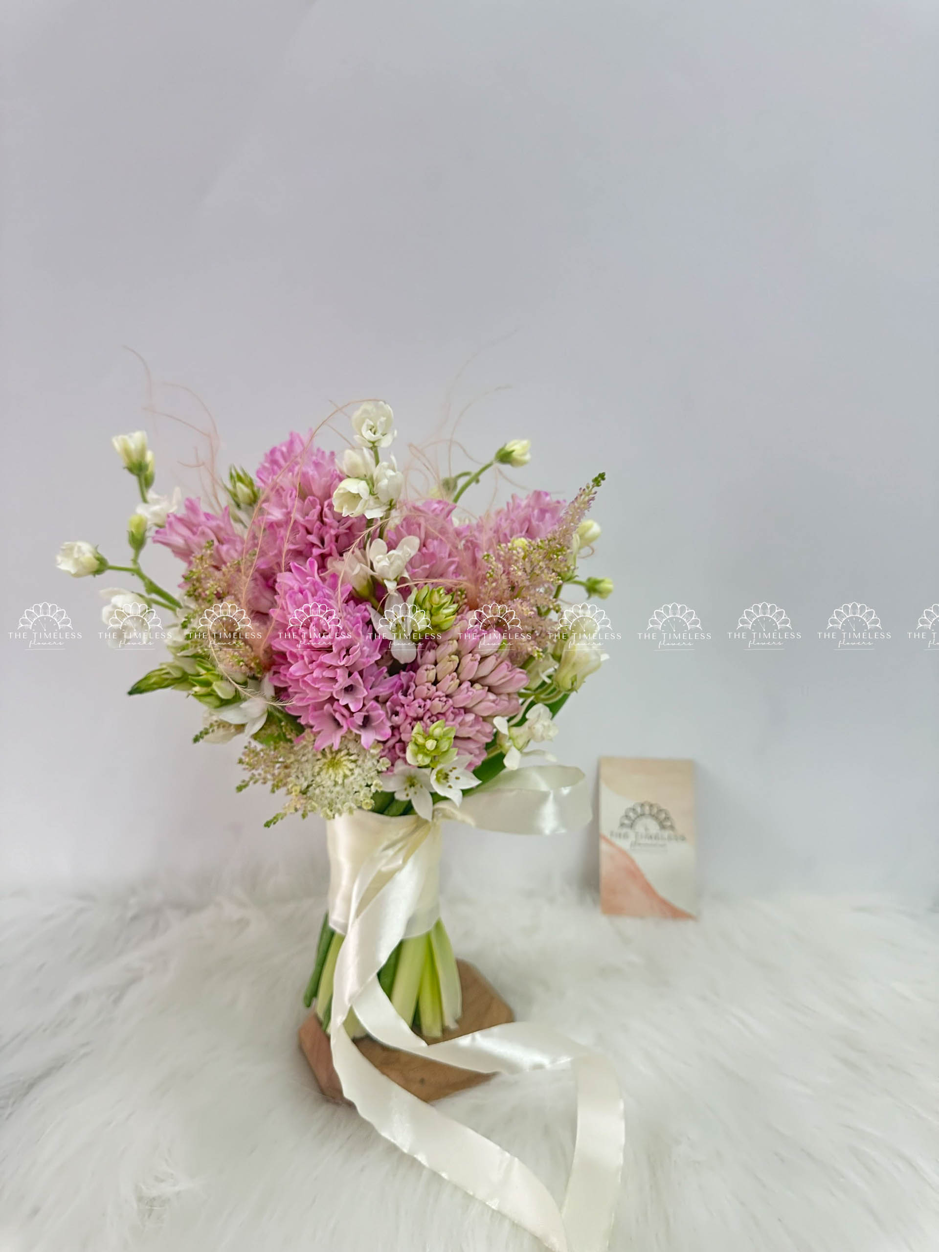 Hoa Cưới 8 Dạ Lan Hương Hồng mix astilbe A352