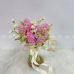 Hoa Cưới 8 Dạ Lan Hương Hồng mix astilbe A352