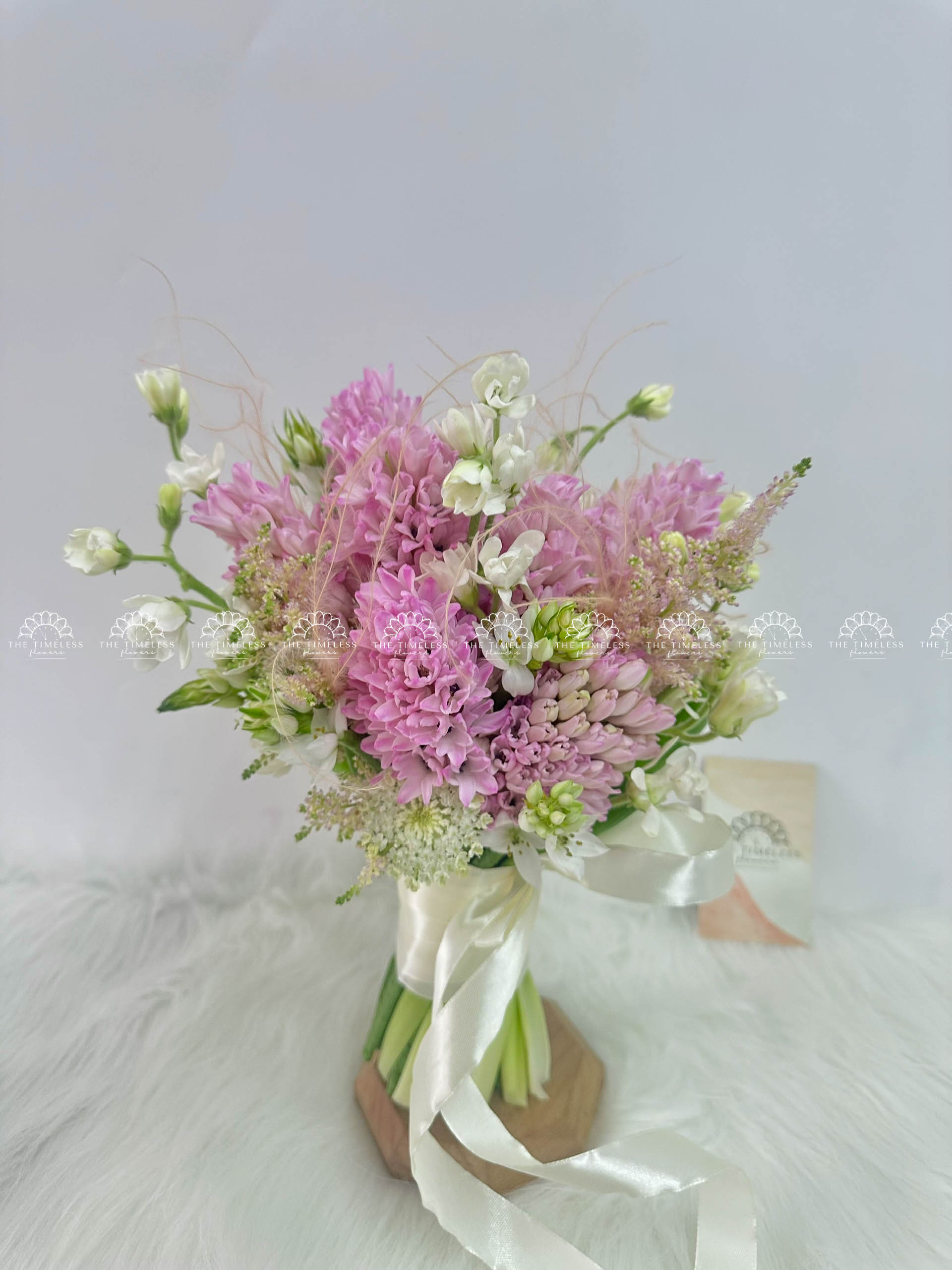 Hoa Cưới 8 Dạ Lan Hương Hồng mix astilbe A352