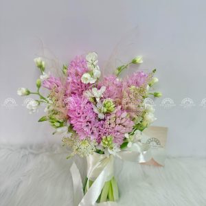 Hoa Cưới 8 Dạ Lan Hương Hồng mix astilbe A352