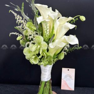 Hoa Cưới Calla Lily Hà Lan Trắng mix Helleborus A348