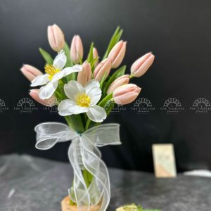 Hoa Cưới 13 Tulip Hồng Đào Thijs Boots A368