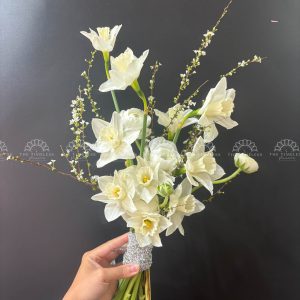 Hoa Cưới 9 Thủy Tiên Trắng Hà Lan - Narcissus A365