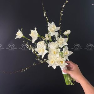 Hoa Cưới 9 Thủy Tiên Trắng Hà Lan - Narcissus A365