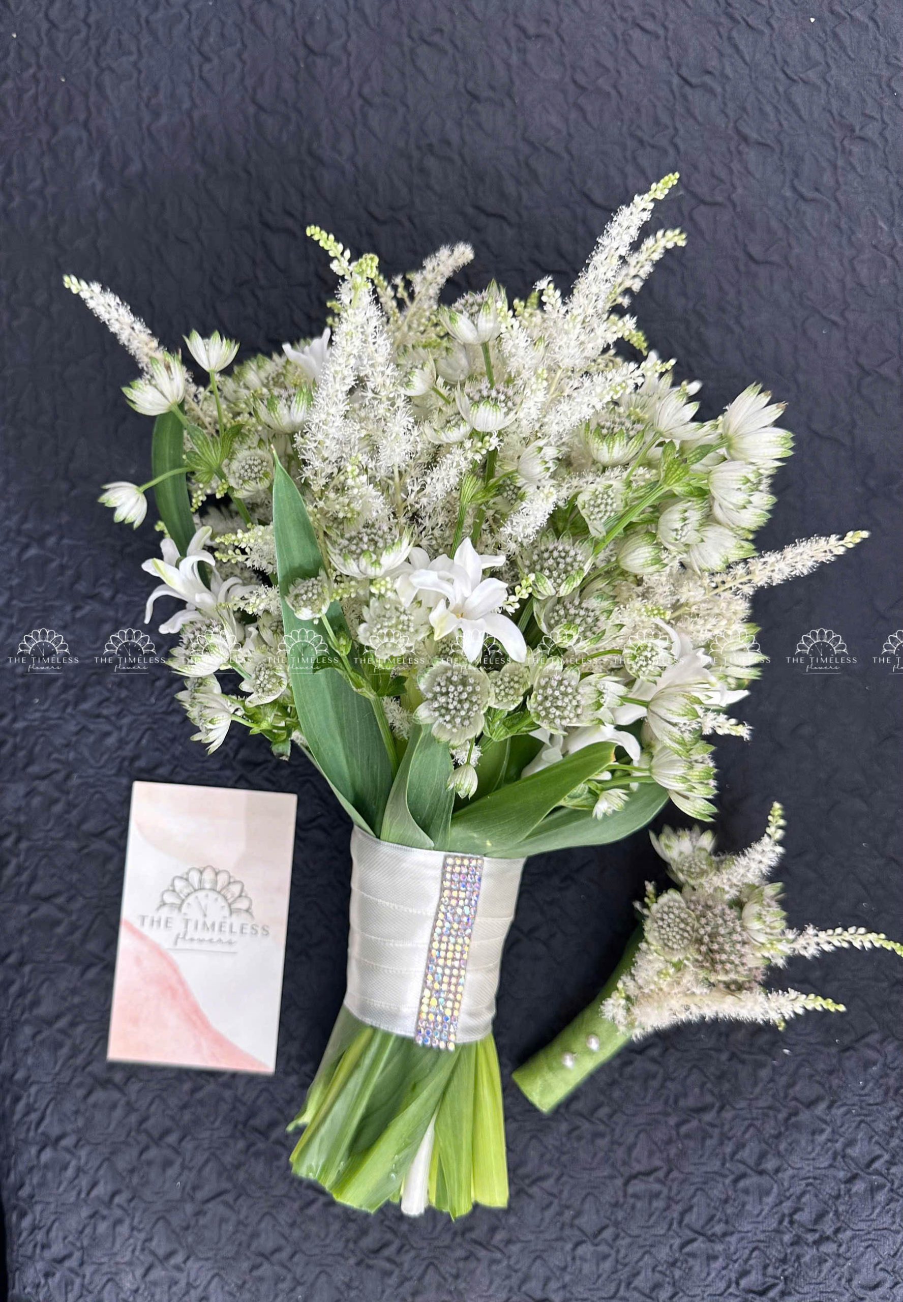 Hoa Cưới Astilbe mix Astrantia A360