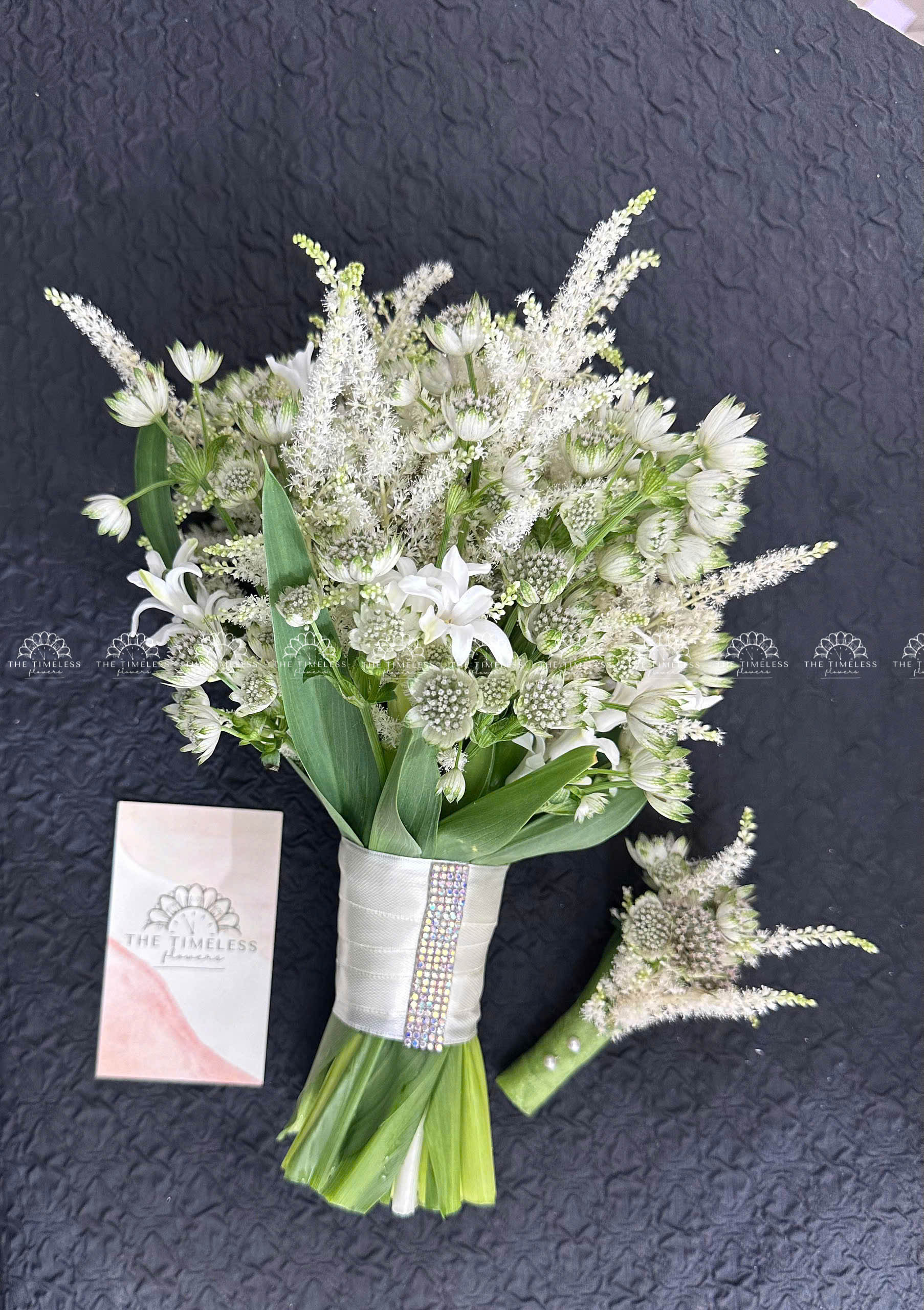 Hoa Cưới Astilbe mix Astrantia A360
