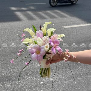 Hoa Cưới 5 Tulip Mix 5 Call Lily mix 5 Dạ Lan Hương A368