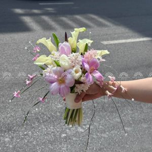 Hoa Cưới 5 Tulip Mix 5 Call Lily mix 5 Dạ Lan Hương A368