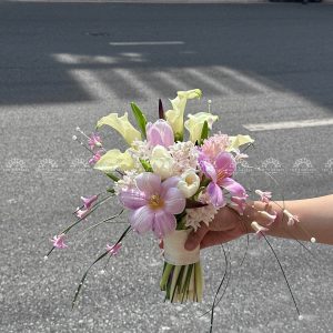 Hoa Cưới 5 Tulip Mix 5 Call Lily mix 5 Dạ Lan Hương A368