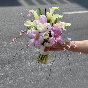 Hoa Cưới 5 Tulip Mix 5 Call Lily mix 5 Dạ Lan Hương A368