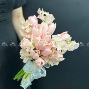 Hoa Cưới 15 Tulip Hồng Đào Thijs Boots A375