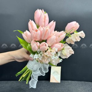 Hoa Cưới 15 Tulip Hồng Đào Thijs Boots A377