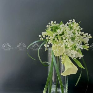 Hoa Cưới Dáng Thác - 25 Linh Lan mix Calla lily A379