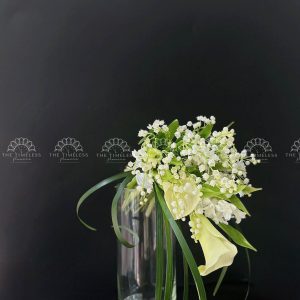 Hoa Cưới Dáng Thác - 25 Linh Lan mix Calla lily A379