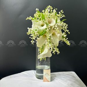 Hoa Cưới Dáng Thác - 50 Linh Lan mix 9 Callily A378