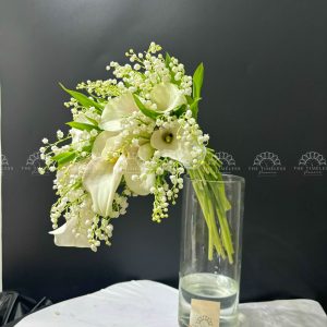 Hoa Cưới Dáng Thác - 50 Linh Lan mix 9 Callily A378