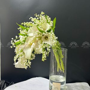 Hoa Cưới Dáng Thác - 50 Linh Lan mix 9 Callily A378