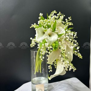 Hoa Cưới Dáng Thác - 50 Linh Lan mix 9 Callily A378
