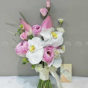Hoa Cưới Sen Hồng A401
