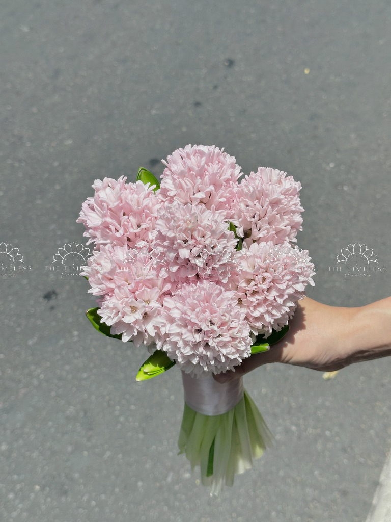 Hoa Cưới 7 Dạ Lan Hương Hồng Nhạt A407