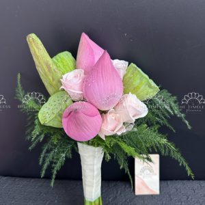 Hoa Cưới Hoa Sen Hồng A423