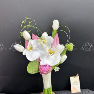 Hoa Cưới Hoa Sen Hồng A425