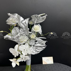 Bó hoa cưới Calla Lily và Hồng môn A447