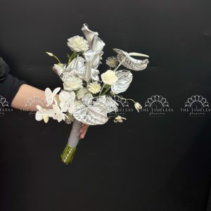 Bó hoa cưới Calla Lily và Hồng môn A447