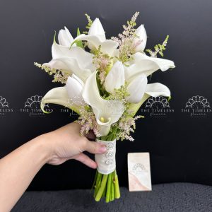 Hoa Cưới Calla Lily - tulip và Astilbe Hồng A445