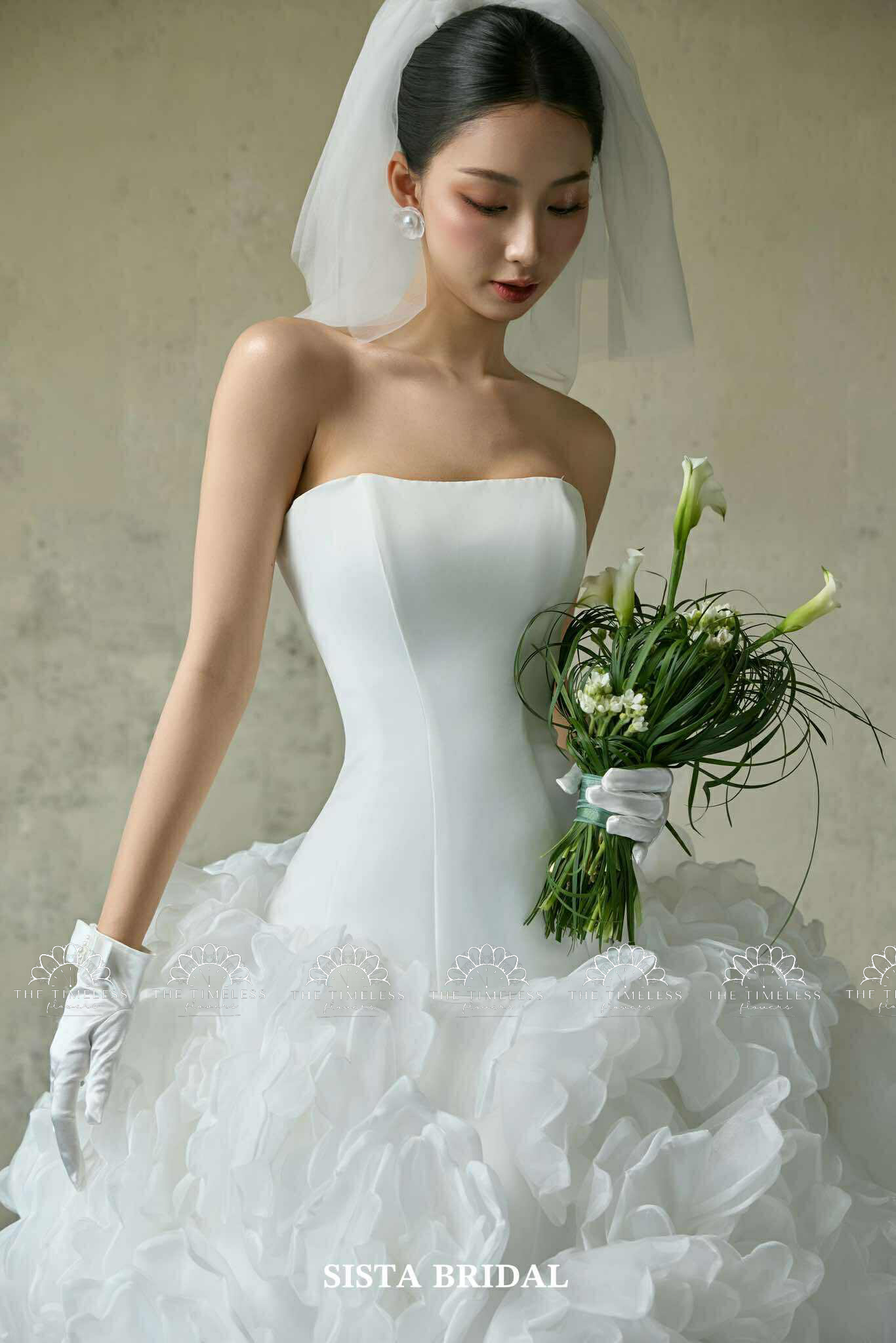 Hoa Cưới Calla Lily mix Sao Trắng A431