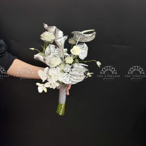 Bó hoa cưới Calla Lily và Hồng môn A447