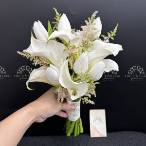 Hoa Cưới Calla Lily - tulip và Astilbe Hồng A445