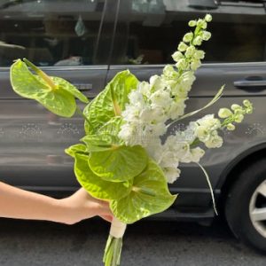 Hoa cưới Hồng Môn Mix Delphinium A427