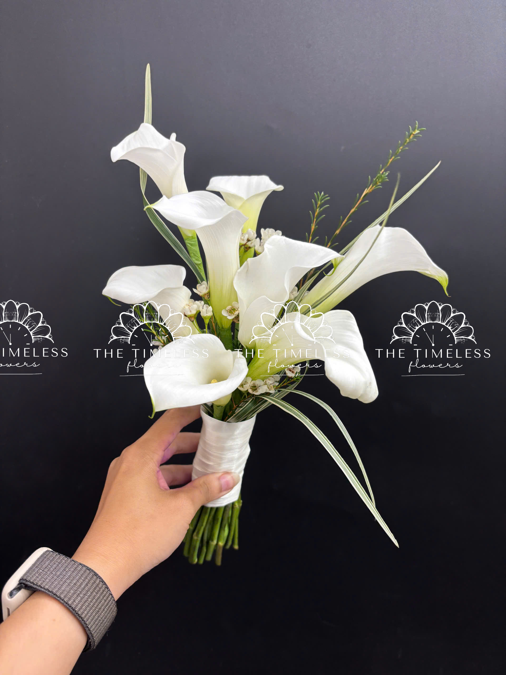 Hoa Cưới 8 Calla Lily A432