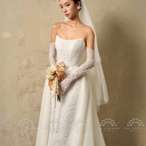 Hoa Cưới Dáng Tháng Đổ Dạ Lan Hương và Hồng Môn A449