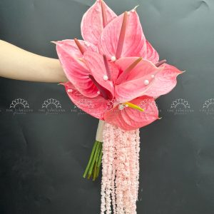 Hoa Cưới Hồng Môn Hồng mix Dền A439