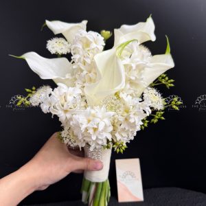 Hoa Cưới 5 Dạ Lan Hương mix 5 Calla Lily Hà Lan A445