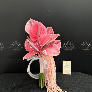 Hoa Cưới Hồng Môn Hồng mix Dền A439