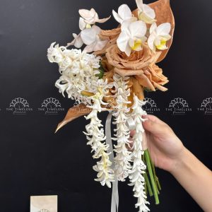 Hoa Cưới Dáng Tháng Đổ Dạ Lan Hương và Hồng Môn A449