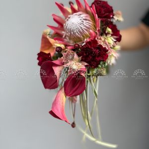 Hoa Cưới Thảo Đường Hoàng Đế - King Protea Đỏ - A467