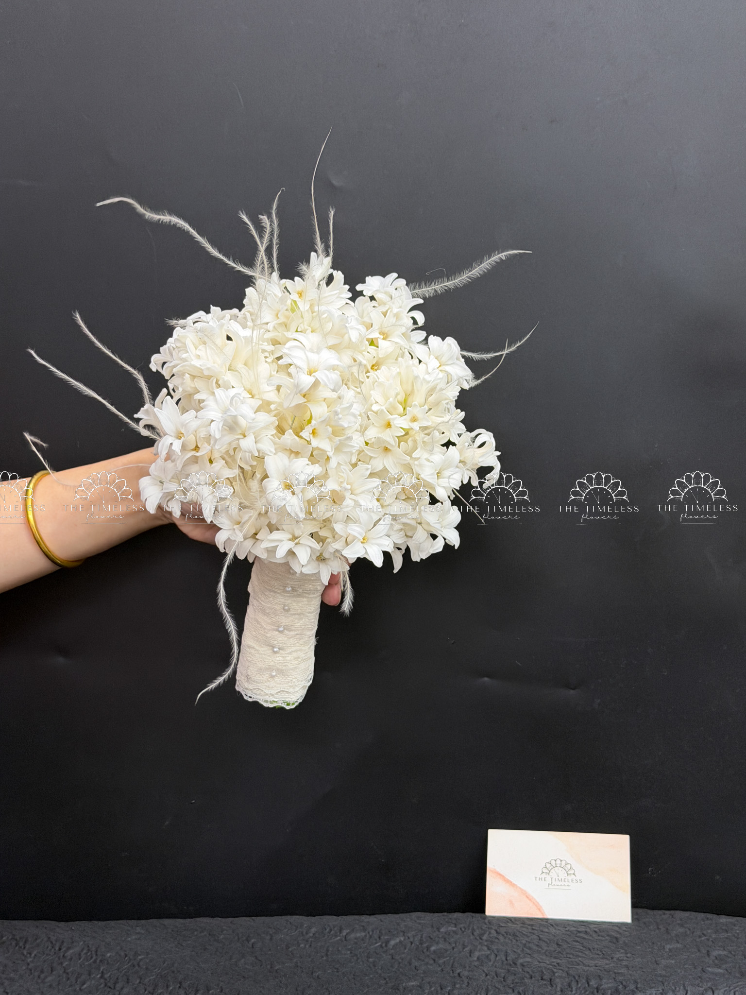 Hoa Cưới Dạ Lan Hương Trắng A465