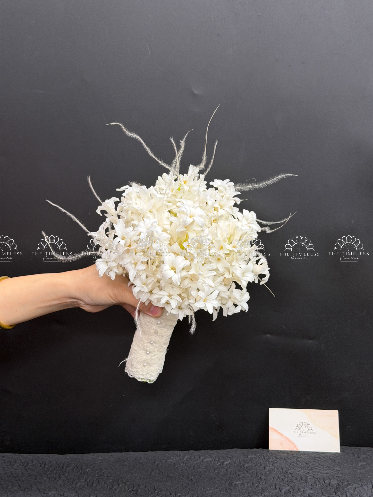 Hoa Cưới Dạ Lan Hương Trắng A465