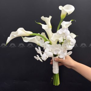 Hoa Cưới 9 Calla lily và Lan Hồ Điệp A457