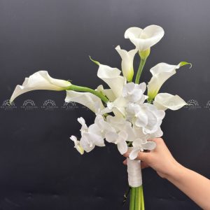 Hoa Cưới 9 Calla lily và Lan Hồ Điệp A457