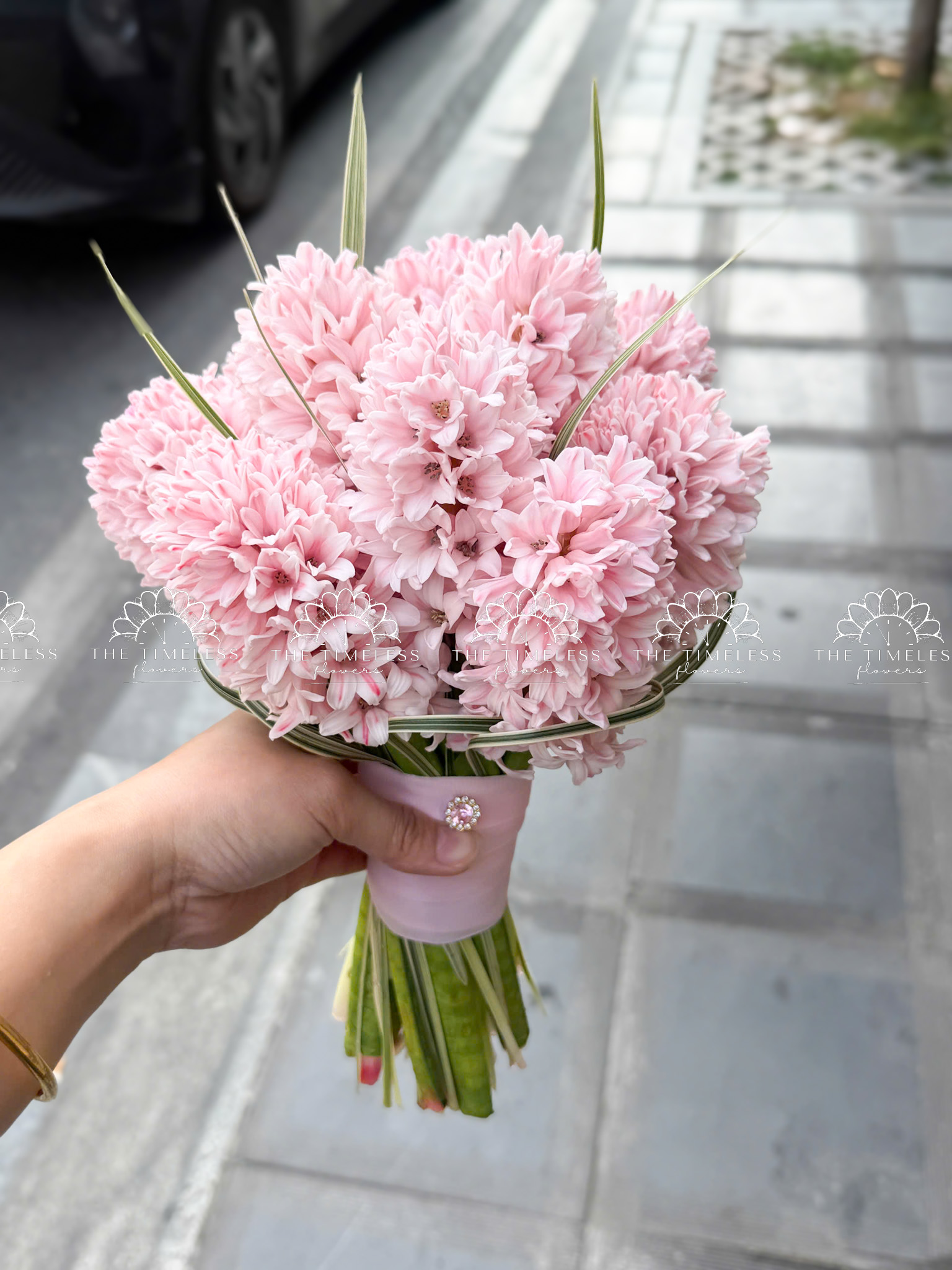 Hoa Cưới 10 Dạ Lan Hương Hồng A477