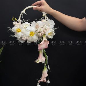 Hoa Cưới Vòng hoa mùa xuân hạnh phúc A473