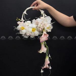 Hoa Cưới Vòng hoa mùa xuân hạnh phúc A473