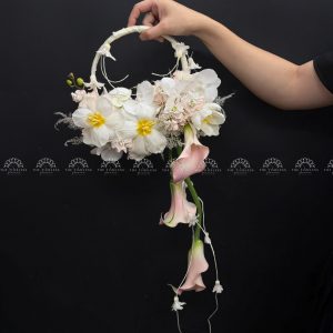 Hoa Cưới Vòng hoa mùa xuân hạnh phúc A473