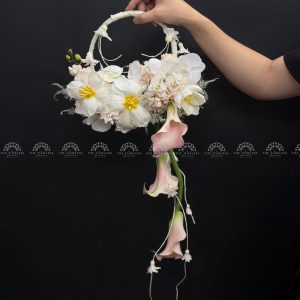 Hoa Cưới Vòng hoa mùa xuân hạnh phúc A473